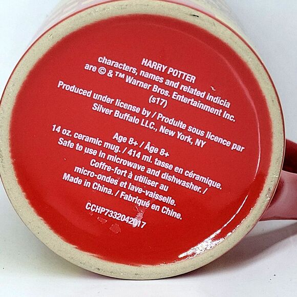 Harry Potter Coffee Mug Gryffindor House Crest  Cup Ceramic 14oz - Picture 6 of 12